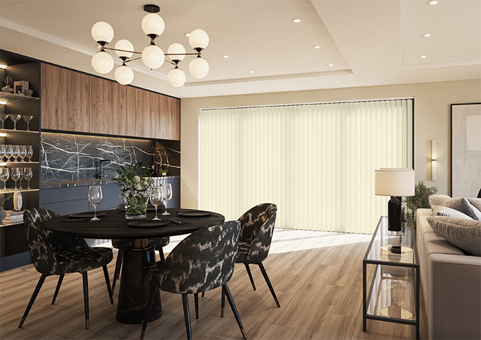 Roma, Warm Cream - Vertical Blind - Image 7